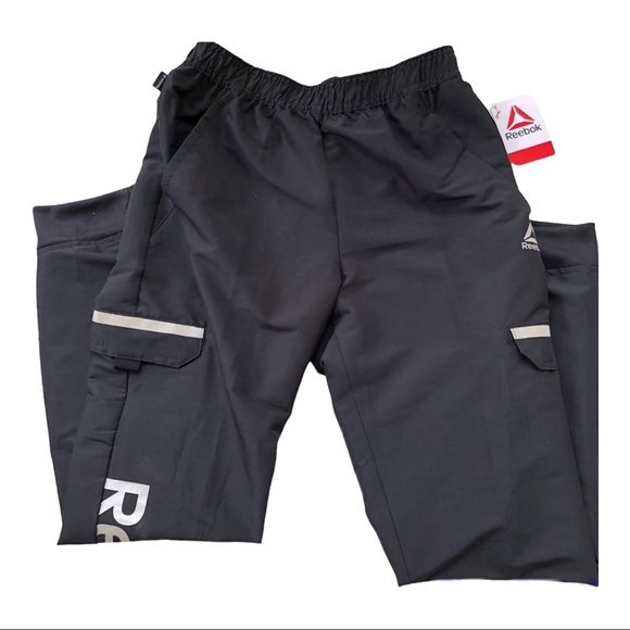 Reebok Pants - Reebok Spring Knit Pant Black SLIM